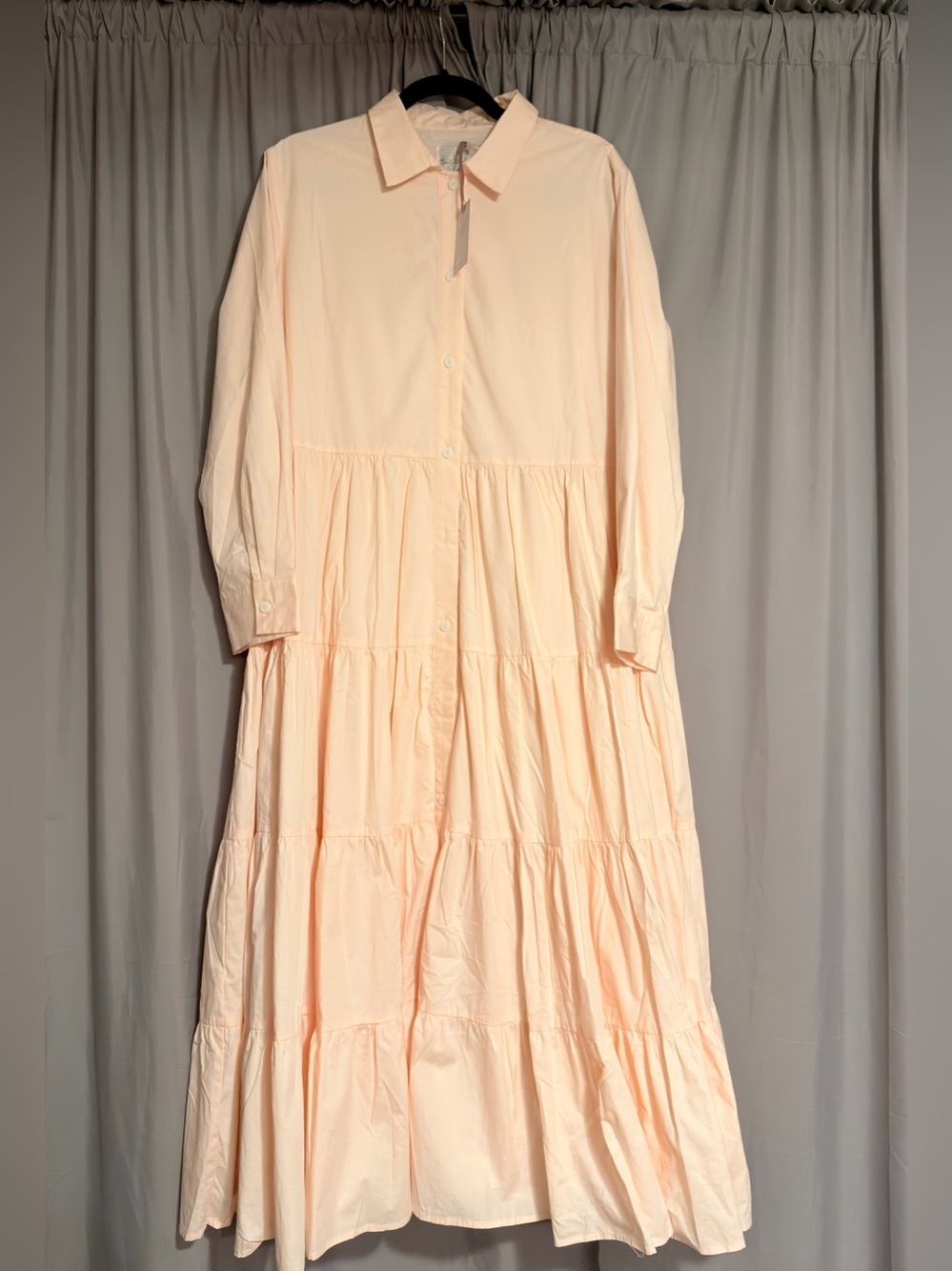 Dainty Jewells XL Peach Living in the Moment Midi Dress - Picture 4 of 9